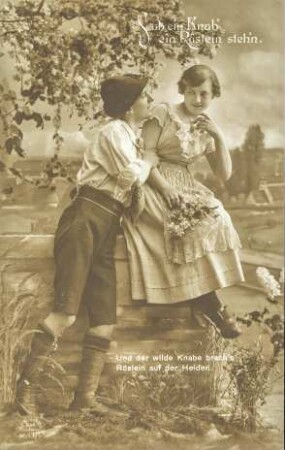 Sah ein Knab' ein Röslein steh'n - Und der wilde Knabe [...]