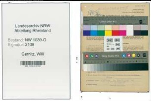 Entnazifizierung Willi Garnitz , geb. 02.01.1918 (Postarbeiter)