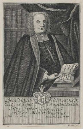 Bildnis des Benjamin Schmolck