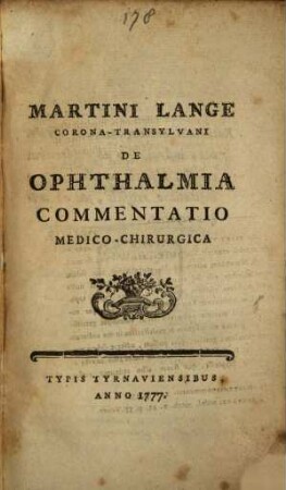 De ophthalmia commentatio