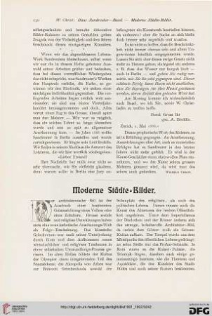 Moderne Städte-Bilder, [1]