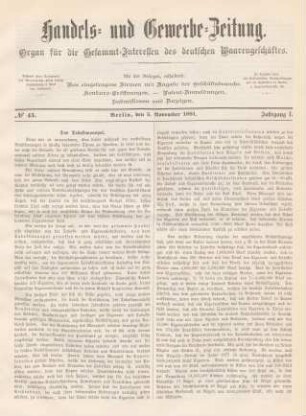 Nr. 45=5. November 1881