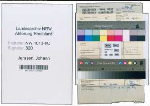 Entnazifizierung Johann Janssen , geb. (Kaufmann)