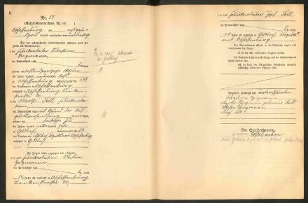 Standesamtsbuch der Stadt Aschaffenburg: Eheschließungen 252/1930 - 130/1931
