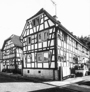 Fachwerkwohnhaus; Langen, Obergasse 25