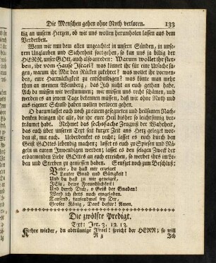 133-153, Die zwölfte Predigt