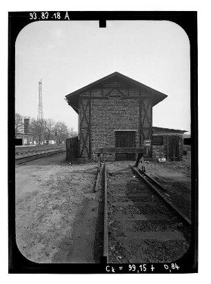 Rathenow. Bahnhof (1870). Nebengebäude
