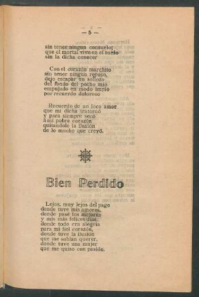 Bien perdido