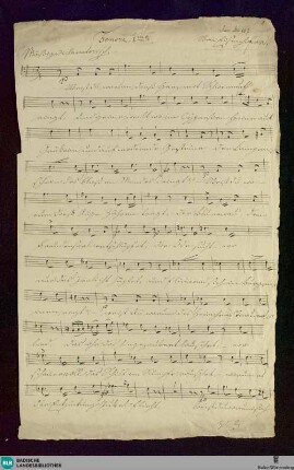 Weißt du warum dies Herz - Don Mus.Ms. 407 : Coro maschile; C