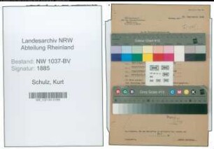 Entnazifizierung Kurt Schulz , geb. 10.07.1892 (Zollassistent)