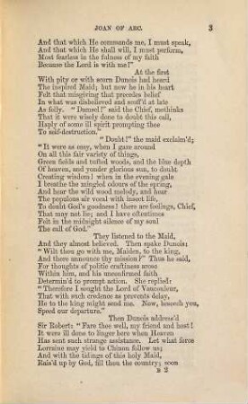 Joan of arc, Ballads, Lyrics, and Minor Poems