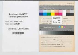 Entnazifizierung Otto Gustav Montberg, geb. 21.06.1899 (Arbeiter)