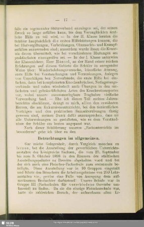 Betrachtungen im allgemeinen