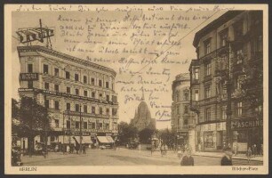 Ansichtskarte "Blücher-Platz"