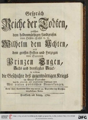 Sechs und dreyßigstes Stück
