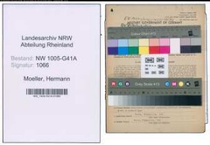 Entnazifizierung Hermann Moeller , geb. 24.01.1915 (Werkschutzmeister)
