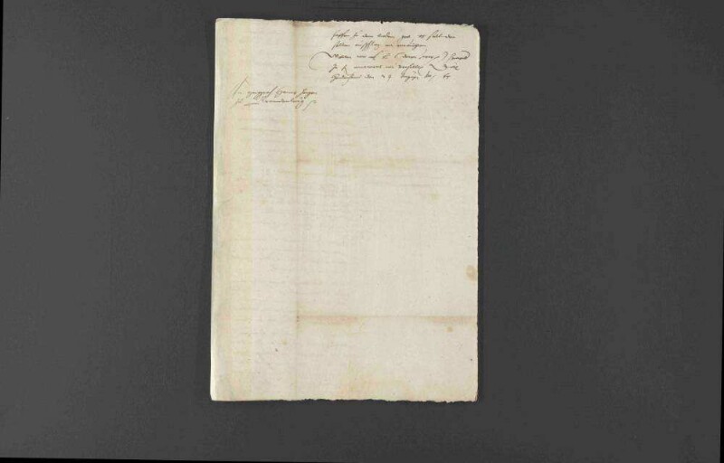 Dankschreiben Markgraf Johann Georgs von Brandenburg an Herzog Christoph von Württemberg für die Übersendung von Neckarwein.