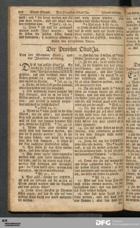 Der Prophet Obadja.