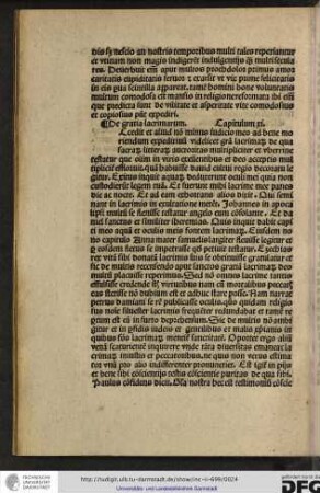 De gratia lacrimarum. Capitulum xi.