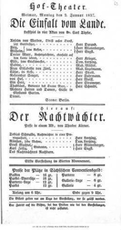 Die Einfalt vom Lande