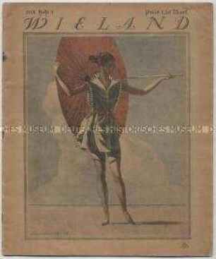 Monatszeitschrift für Kunst und Dichtung "Wieland" u.a. zum Thema Urlaub