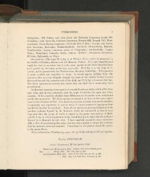 Genus Pteronites, McCoy (pars), 1844.
