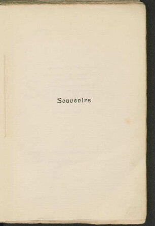 Souvenirs : (1825 - 1907)