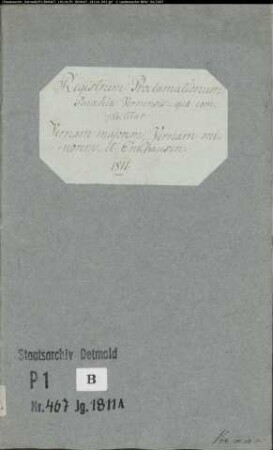 Zivilstandsregister der katholischen Gemeinde Verne, Kreis Büren (A 1811) (Gemeinde: Katholische Gemeinde Verne)