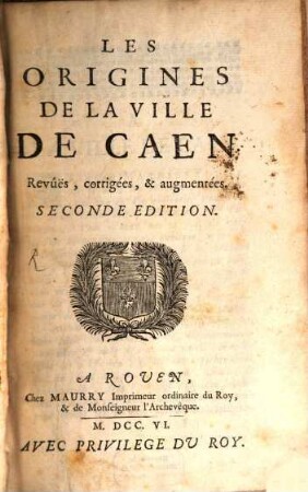 Les Origines De La Ville De Caen