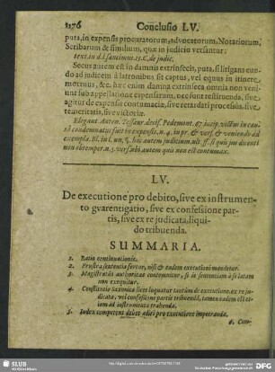 LV. De executione pro debito, sive ex instrumento guarentigatio, sive ex re judicata liquido tribuenda