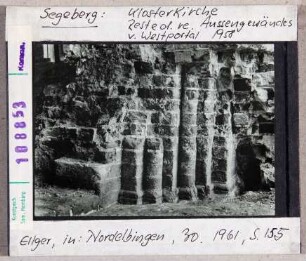 Segeberg: Kirche, Reste des rechten Aussengewändes