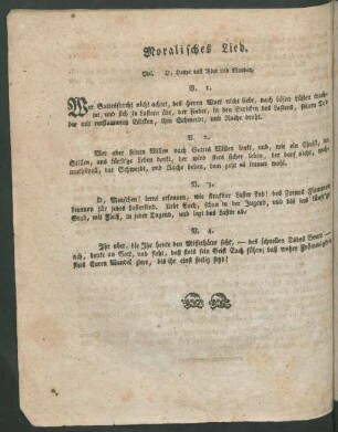 Moralisches Lied