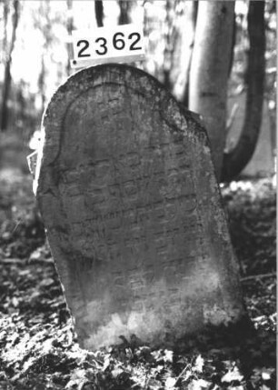 Grabstein 2362
