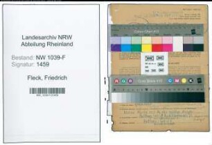 Entnazifizierung Friedrich Fleck , geb. 07.07.1894 ()