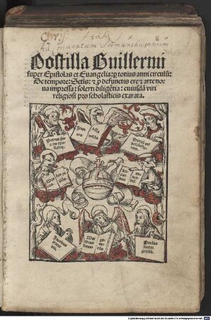 Postilla Guillermi super Epistolas et Euangelia : p[er] totius anni circulu[m]: De tempore, S[an]ctis [et] p[ro] defunctis ...