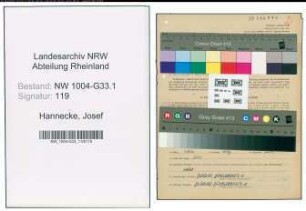 Entnazifizierung Josef Hannecke , geb. 30.07.1899 (Lehrer)