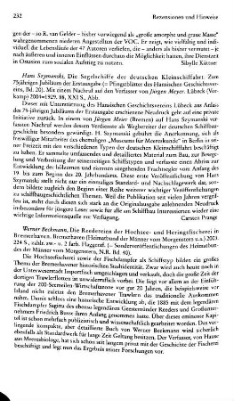 Beckmann, Werner :: Die Reedereien der Hochsee- und Heringsfischerei in Bremerhaven, Sonderveröffentlichungen des Heimatbundes der Männer vom Morgenstern, N.R., 40) : Bremerhaven, Heimatbund der Männer vom Morgenstern u.a., 2003