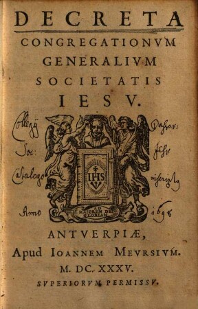 Decreta congregationum generalium Societatis Iesu