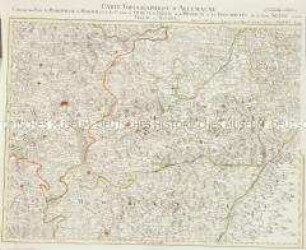 Grand Atlas . Bl. 54 (Mähren, Niederschlesien : Contenant une Partie du Margraviat de Moravie, savoir les Cercles d'Olmutz de Prerau et de Hradisch et les Principautés de la haute Silesie savoir Tropau et Teschen et et