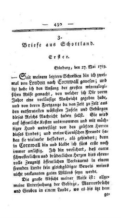 Briefe aus Schottland