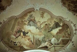Westliches Bild: Tod des heiligen Ulrich