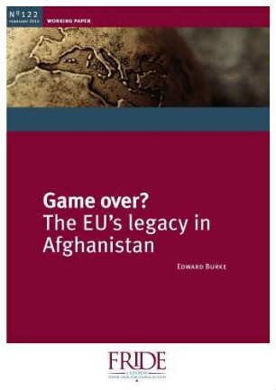 Game over? : the EU’s legacy in Afghanistan