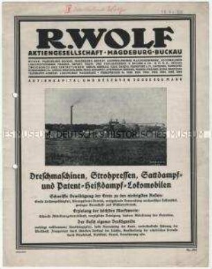 Landwirtschaftliche Maschinen der Firma Wolf