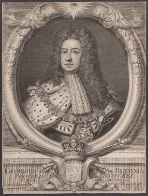 Porträt Georg I., König von Großbritannien (1660-1727)