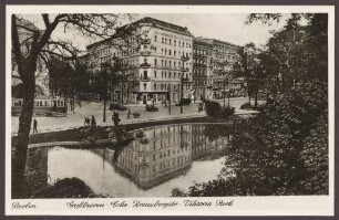 Ansichtskarte Großbeeren-Ecke, Kreuzbergstraße am Viktoriapark