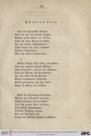 Fünftes Lied
