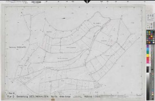 Siedlinghausen (Winterberg), Flurbereinigung Siedlinghausen, Bl. 30 Zuteilungskarte Siedlinghausen Flur 2