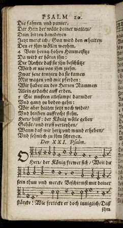 Der XXI. Psalm. - Der XXXV. Psalm.