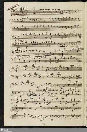 383. Aria: Non vo già che si suonino / Salieri, A.