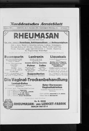 Nr. 37 1924 : Jahrgang 1924 Hamburg, den 9.November 1924 Nummer 37